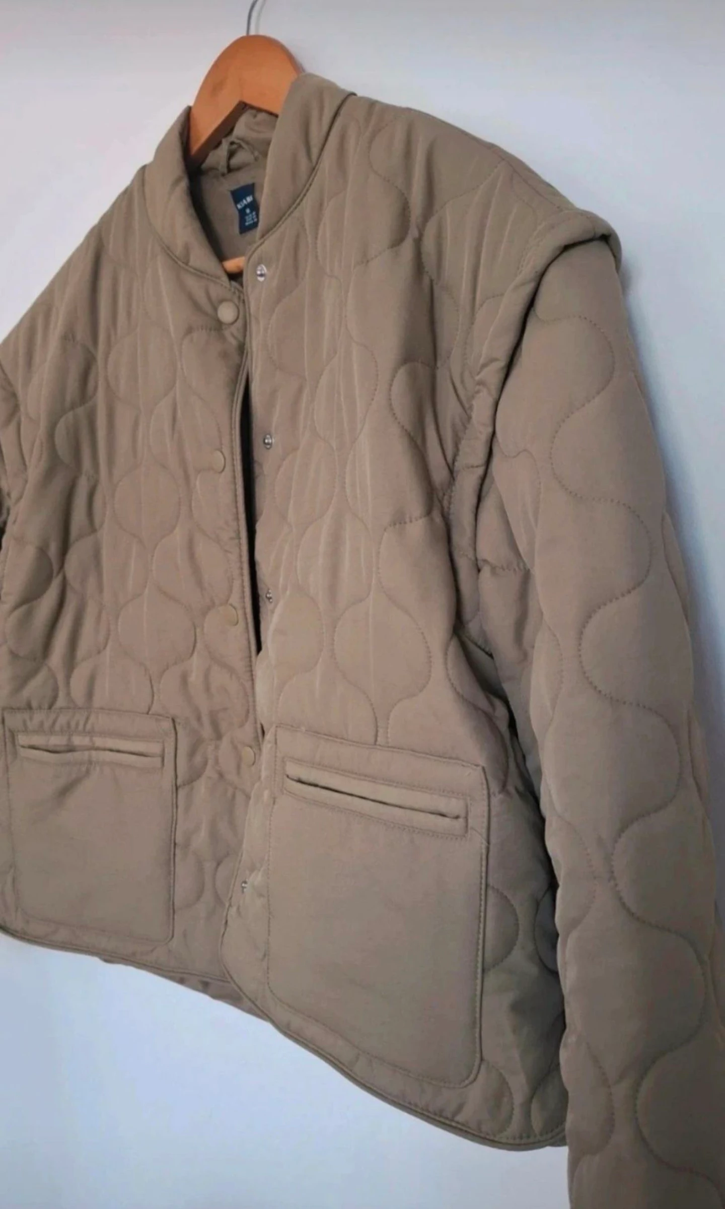 Veste acolchoada cáqui 2 em 1 – Kiabi – tamanho M – nova com etiqueta – photo 3
